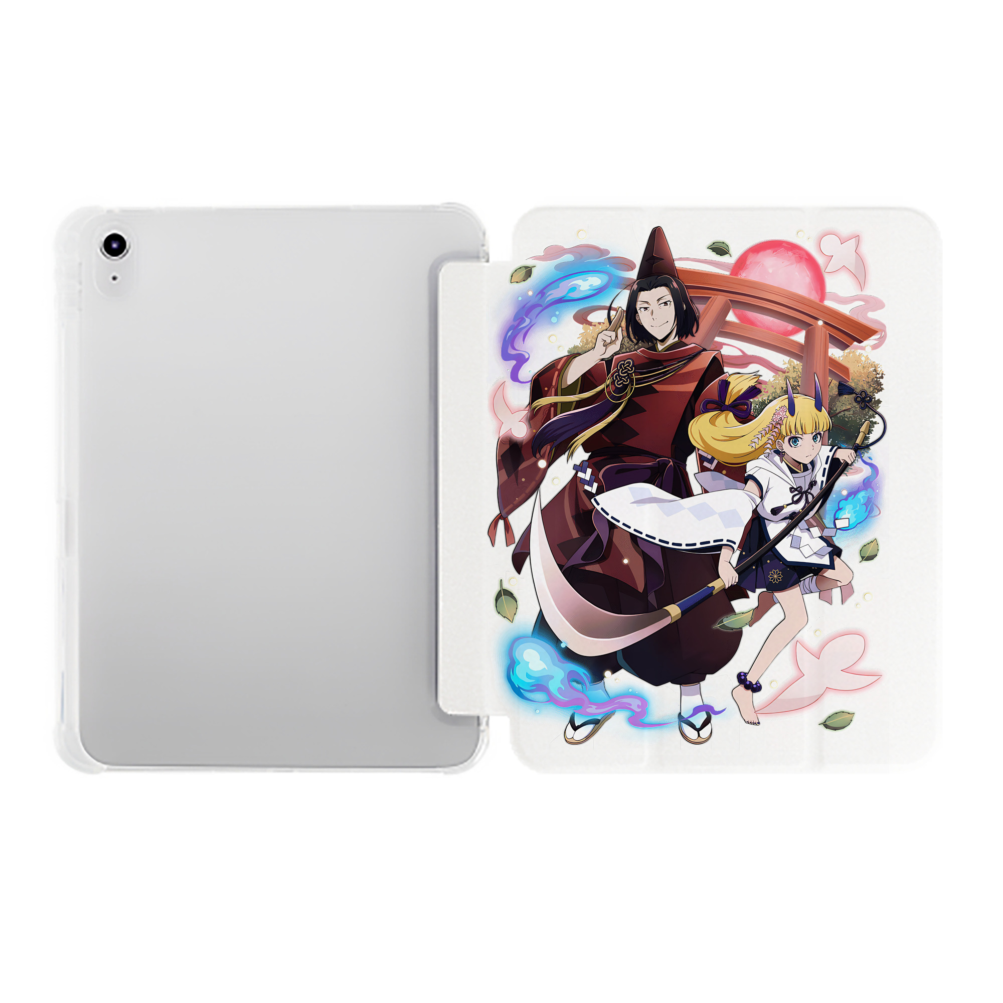 （画像用） 文豪ストレイドッグス Bungo Stray Dogs IPad ケース ペン収納付き 三つ折りスタンド PUレザー×シリコン 対応機種9.5/10.5/10.9インチ